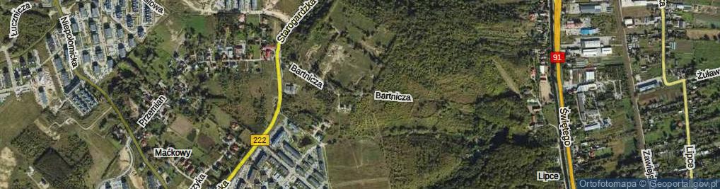 Zdjęcie satelitarne Bartnicza ul.