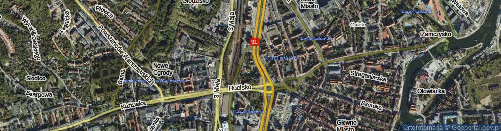 Zdjęcie satelitarne Bastion św. Elżbiety ul.