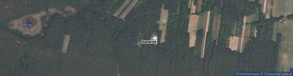 Zdjęcie satelitarne Barwinek ul.