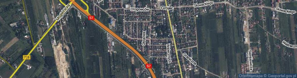 Zdjęcie satelitarne Batalionów Chłopskich ul.