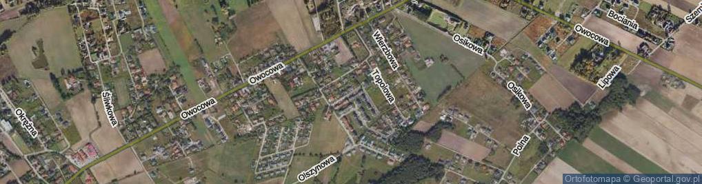 Zdjęcie satelitarne Bajkowa ul.