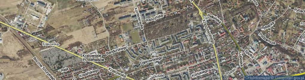 Zdjęcie satelitarne Bandurskiego Władysława, dr. ul.