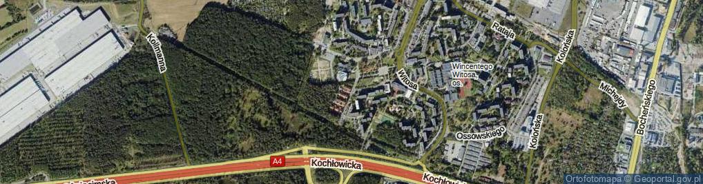 Zdjęcie satelitarne Barlickiego Norberta ul.