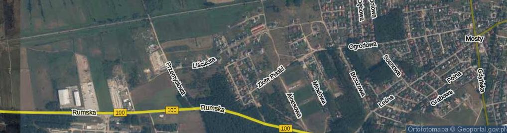 Zdjęcie satelitarne Bazyliowa ul.
