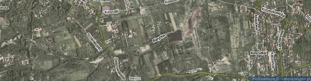 Zdjęcie satelitarne Barycka ul.