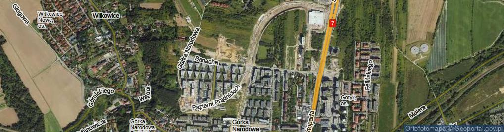 Zdjęcie satelitarne Banacha Stefana ul.