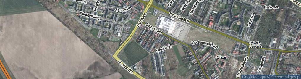 Zdjęcie satelitarne Bacha Jana Sebastiana ul.