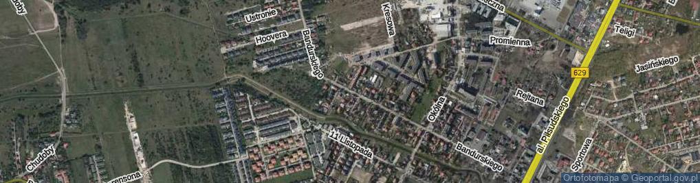 Zdjęcie satelitarne Bandurskiego Władysława, ks. bp. ul.