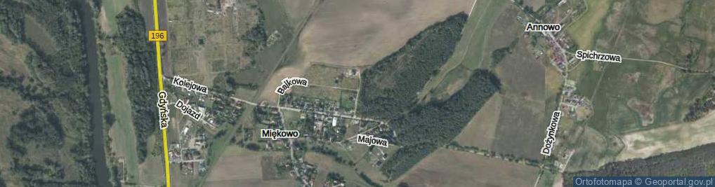 Zdjęcie satelitarne Baśniowa ul.