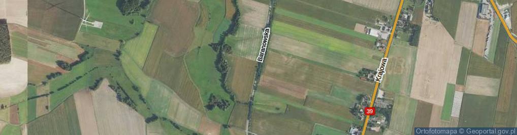 Zdjęcie satelitarne Baranowska ul.