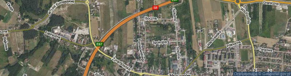 Zdjęcie satelitarne Bagno ul.