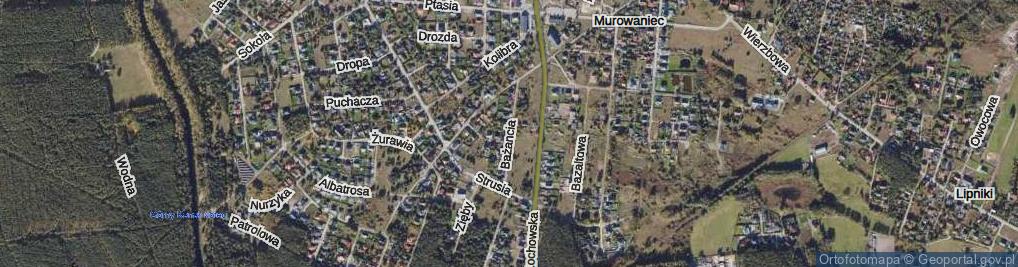 Zdjęcie satelitarne Bażancia ul.