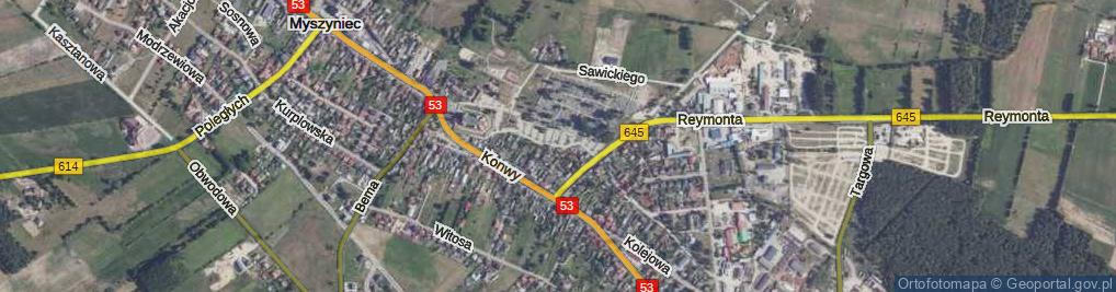 Zdjęcie satelitarne Bargielskiego Adama, ks. ul.