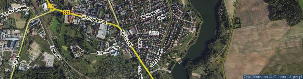 Zdjęcie satelitarne Baczyńskiego Krzysztofa Kamila ul.