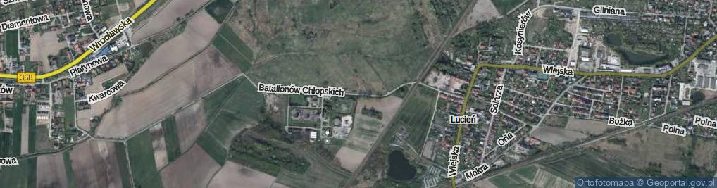 Zdjęcie satelitarne Batalionów Chłopskich ul.