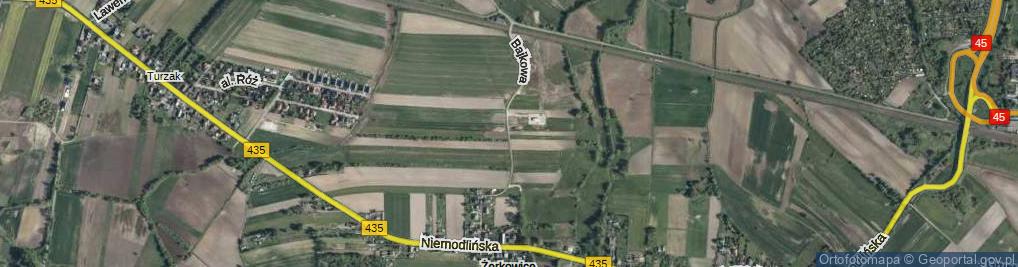 Zdjęcie satelitarne Bajkowa ul.