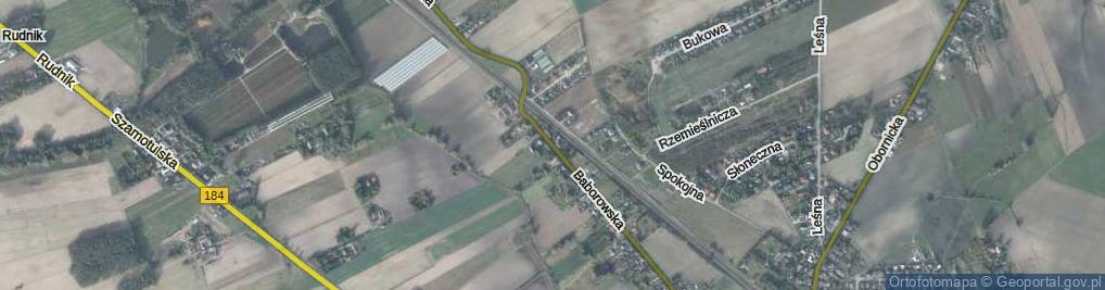 Zdjęcie satelitarne Baborowska ul.
