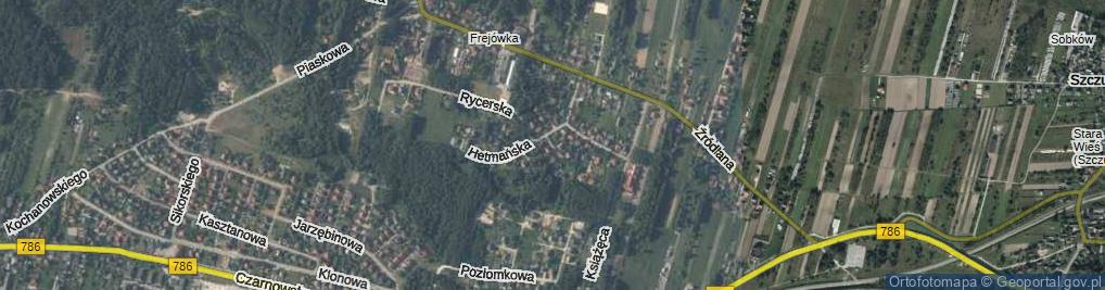 Zdjęcie satelitarne Basztowa ul.