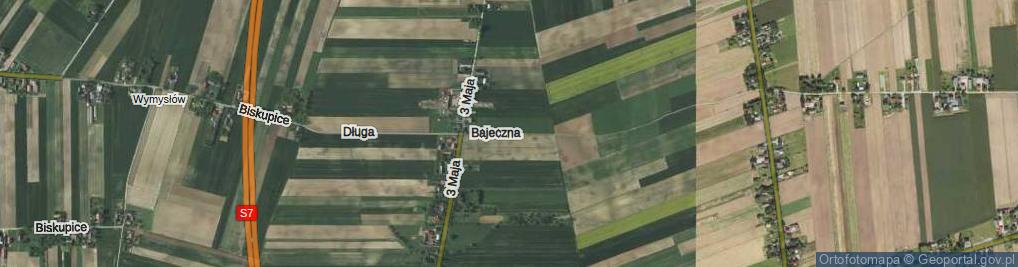 Zdjęcie satelitarne Bajeczna ul.