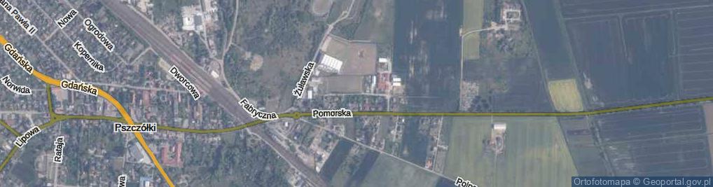 Zdjęcie satelitarne Bałtycka ul.