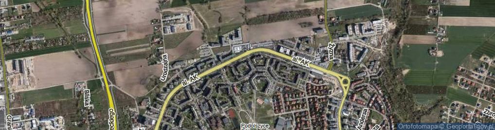 Zdjęcie satelitarne Baczyńskiego Krzysztofa Kamila ul.