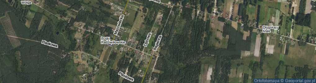Zdjęcie satelitarne Bagienna ul.