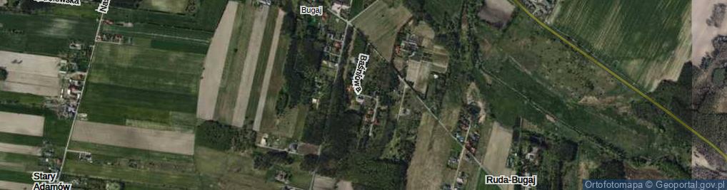 Zdjęcie satelitarne Baśniowa ul.