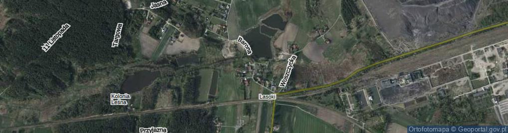 Zdjęcie satelitarne Barona Józefa, ks. ul.