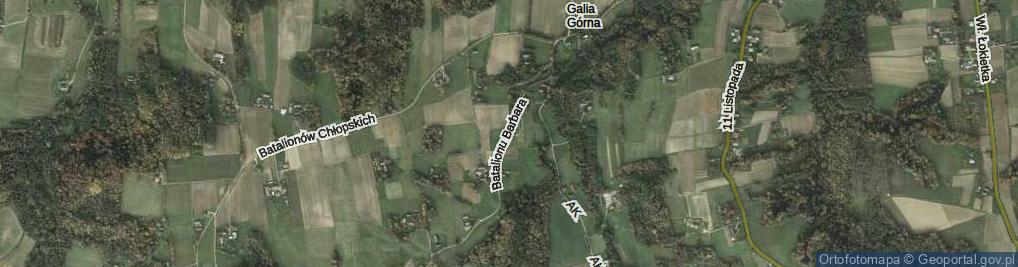 Zdjęcie satelitarne Batalionu Barbara ul.