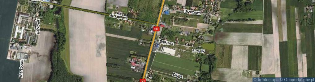 Zdjęcie satelitarne Bajkowa ul.