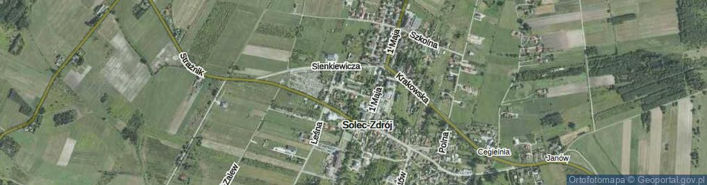 Zdjęcie satelitarne Batalionów Chłopskich ul.