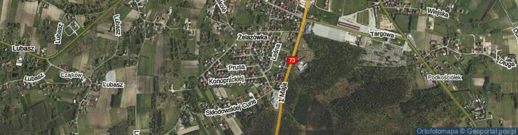 Zdjęcie satelitarne Batalionów Chłopskich ul.