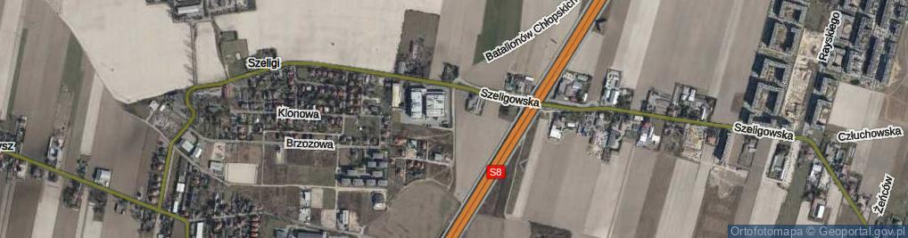 Zdjęcie satelitarne Batalionów Chłopskich ul.