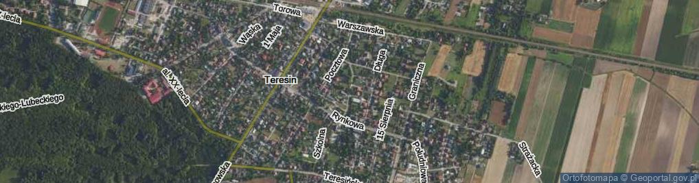 Zdjęcie satelitarne Baśniowa ul.