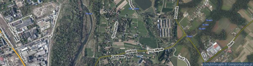 Zdjęcie satelitarne Baśniowa ul.