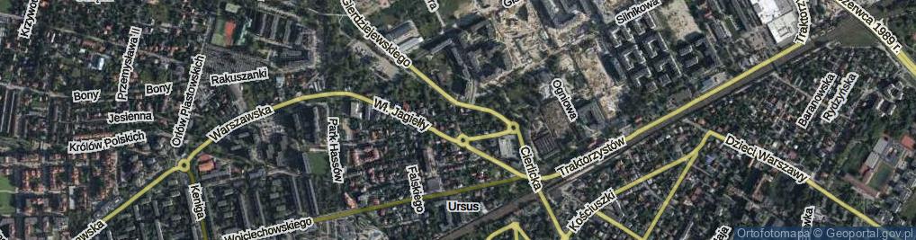 Zdjęcie satelitarne Balicka ul.