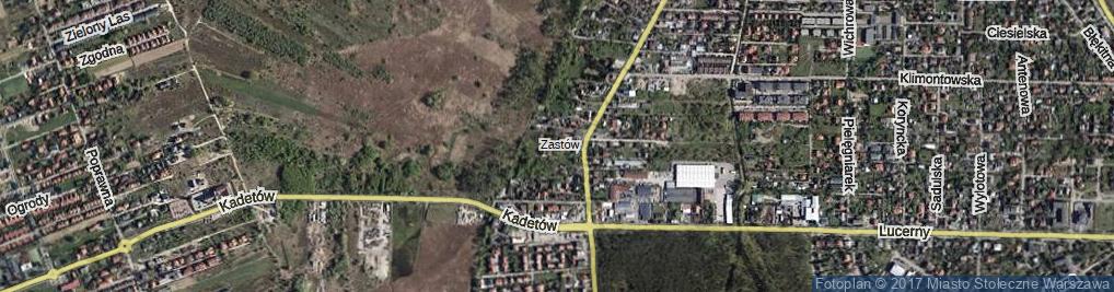 Zdjęcie satelitarne Bagienna ul.