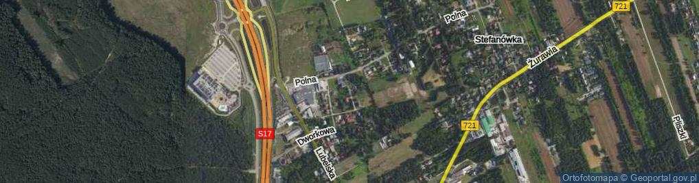 Zdjęcie satelitarne Bażantowa ul.