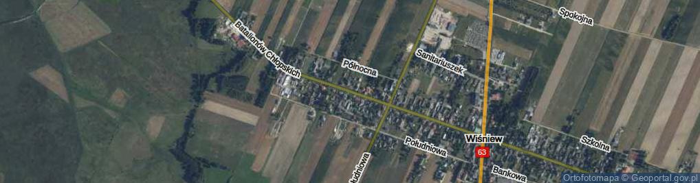Zdjęcie satelitarne Batalionów Chłopskich ul.