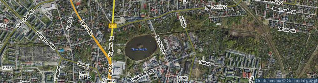 Zdjęcie satelitarne Barlickiego Norberta ul.