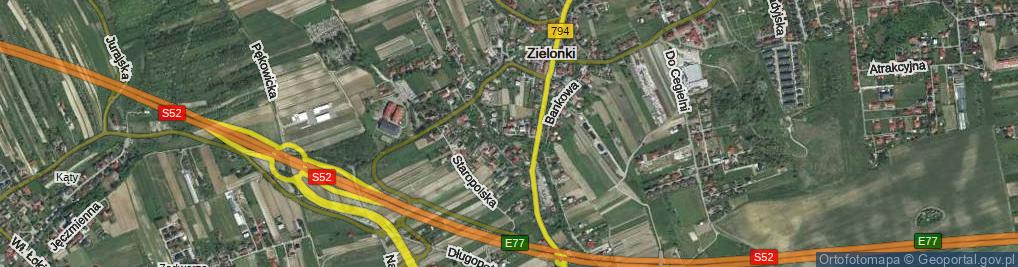 Zdjęcie satelitarne Baranówny Wiktorii ul.
