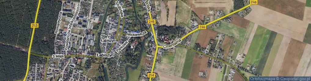 Zdjęcie satelitarne Barcińska ul.
