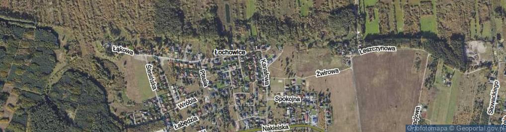 Zdjęcie satelitarne Bażancia ul.