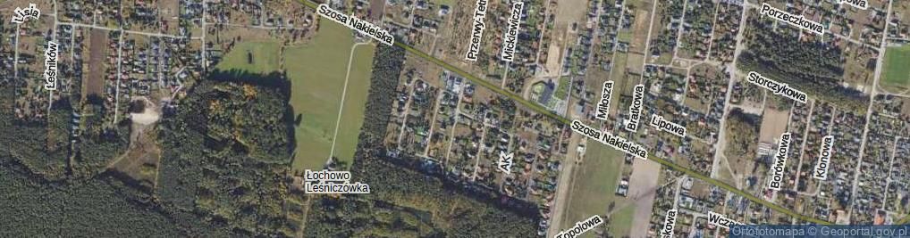 Zdjęcie satelitarne Bartkowiaka Jana ul.