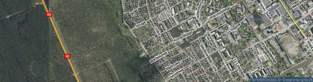 Zdjęcie satelitarne Bajkowa ul.