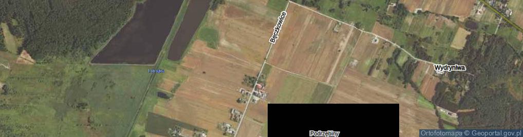 Zdjęcie satelitarne Bęczkowice ul.