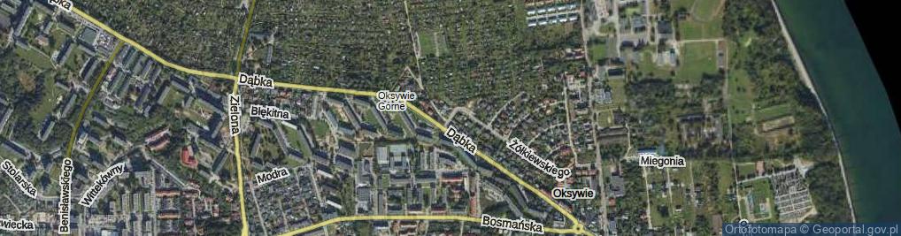 Zdjęcie satelitarne Belwederska ul.