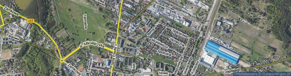 Zdjęcie satelitarne Bema Józefa, gen. ul.