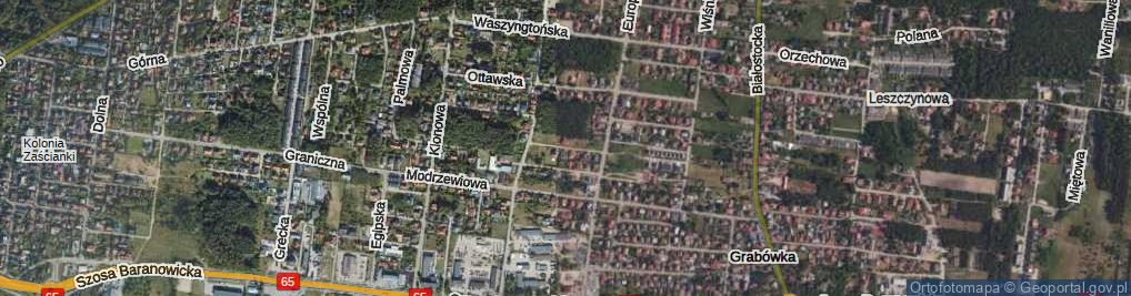 Zdjęcie satelitarne Berlińska ul.