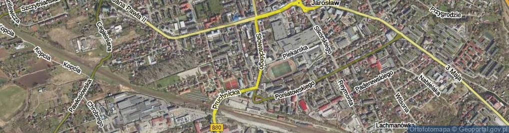 Zdjęcie satelitarne Bema Józefa, gen. ul.